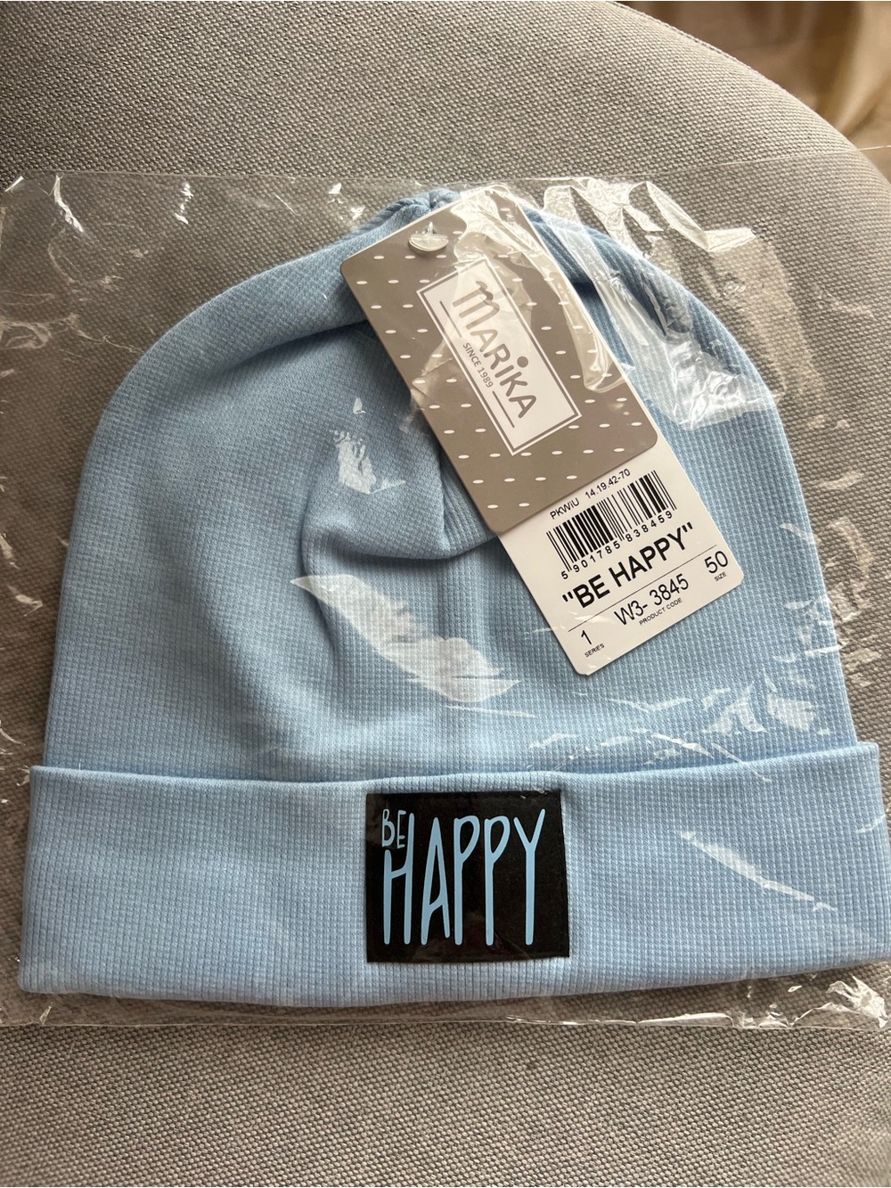 Light Blue Cotton Fall/ Spring Hat Bennie Boys Brand Marika